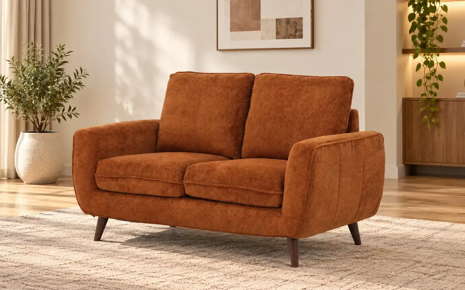 Royaloak Lorenzo Italian Fabric Sofa - 2 Seater