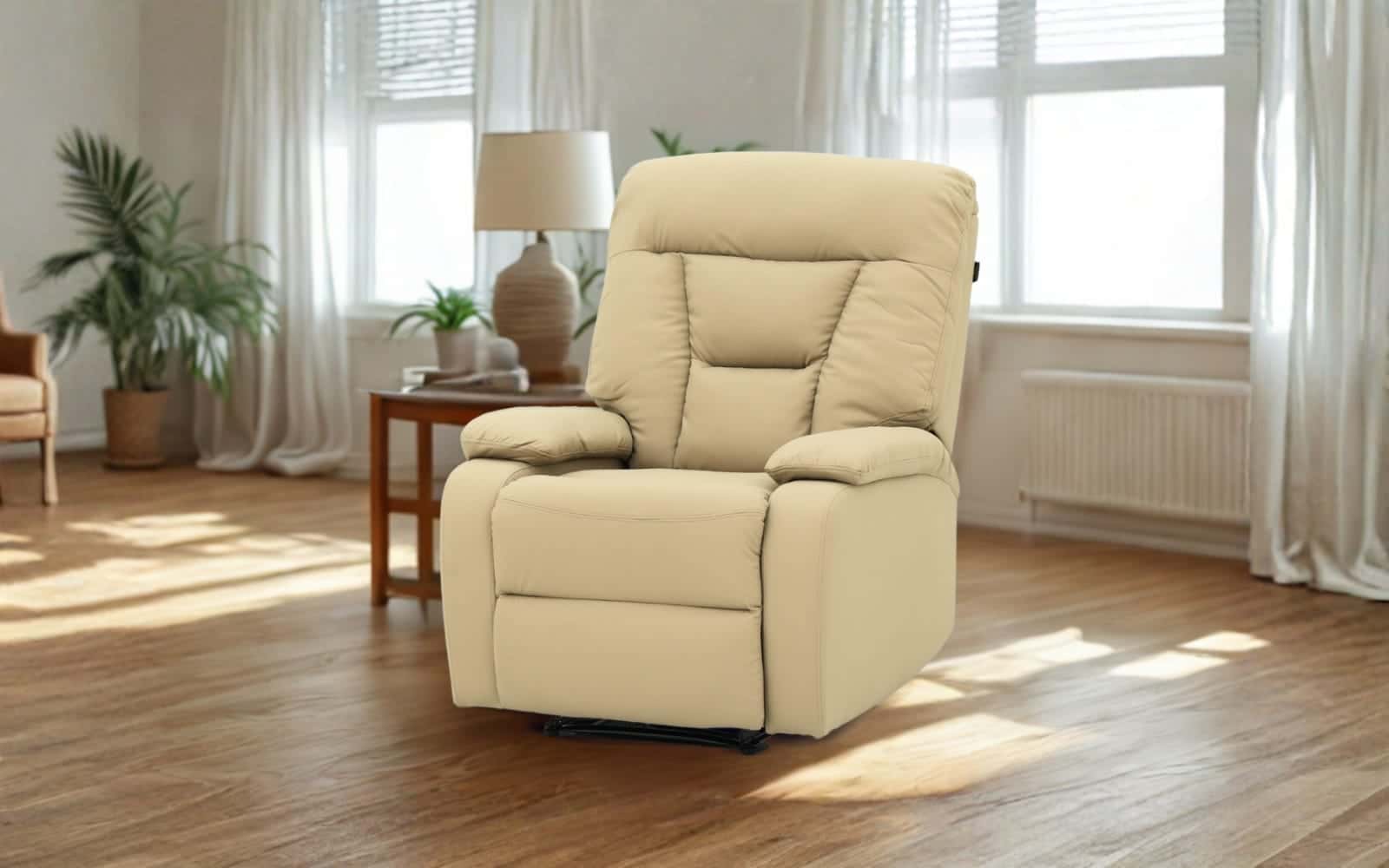 Royaloak | Jennifer Leatherette Recliner 1 Seater Front