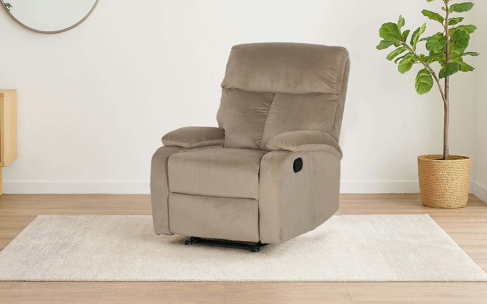 Royaloak Cooper Fabric 1-Seater Recliner