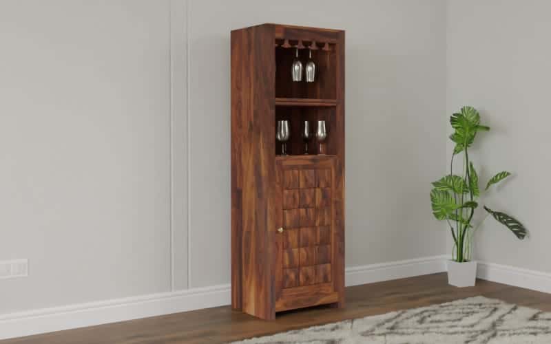 Buy Royaloak Ashoka Bar Cabinet in Sheesham Wood online