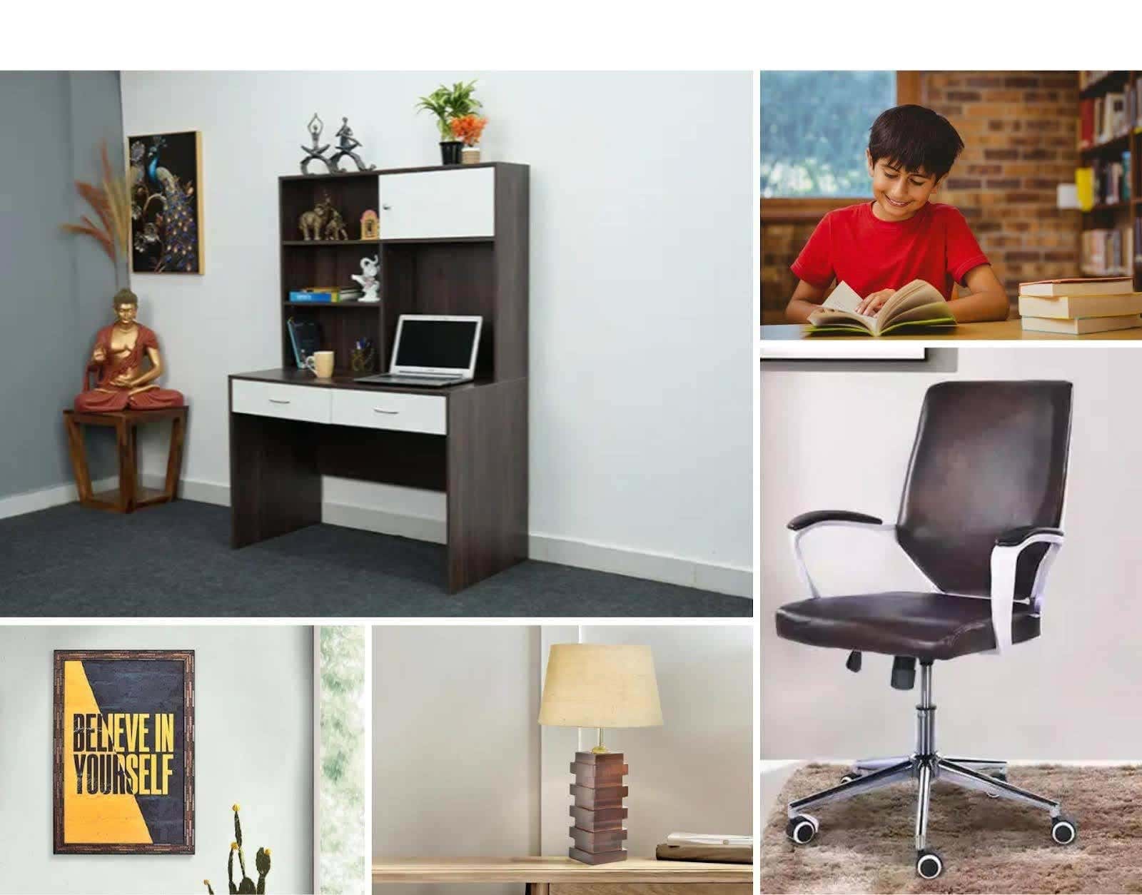 Ergonomic Study Table Design Ideas for Student Comfort